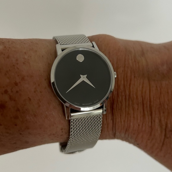 Movado ladies watch. Like new! Pristine condition. No scratches. Great buy! - Picture 4 of 8